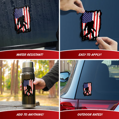 Patriotic Sasquatch Flag