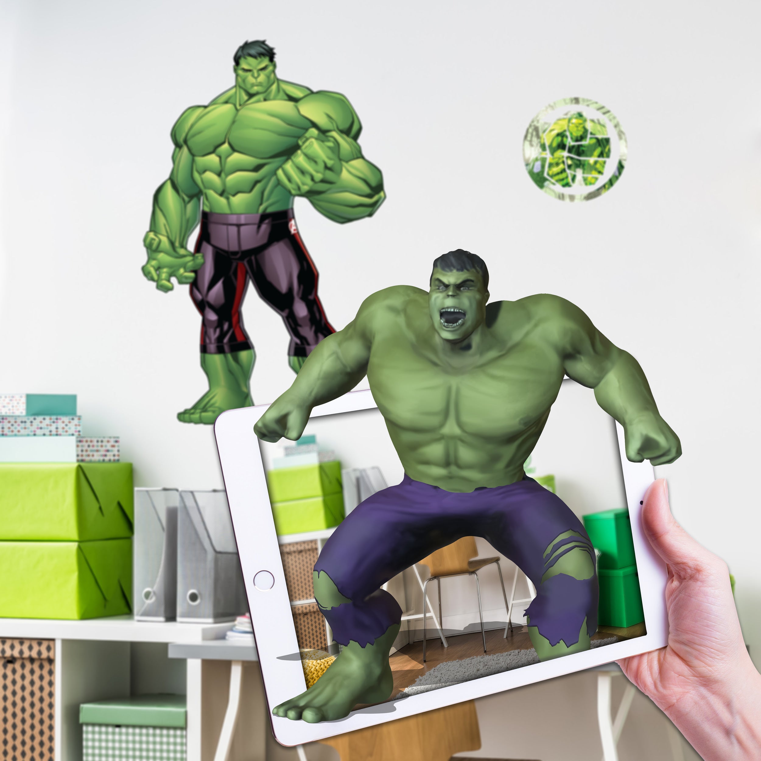 Hulk Wall Decals - Augmented Reality Wall Stickers | Wall Palz ...