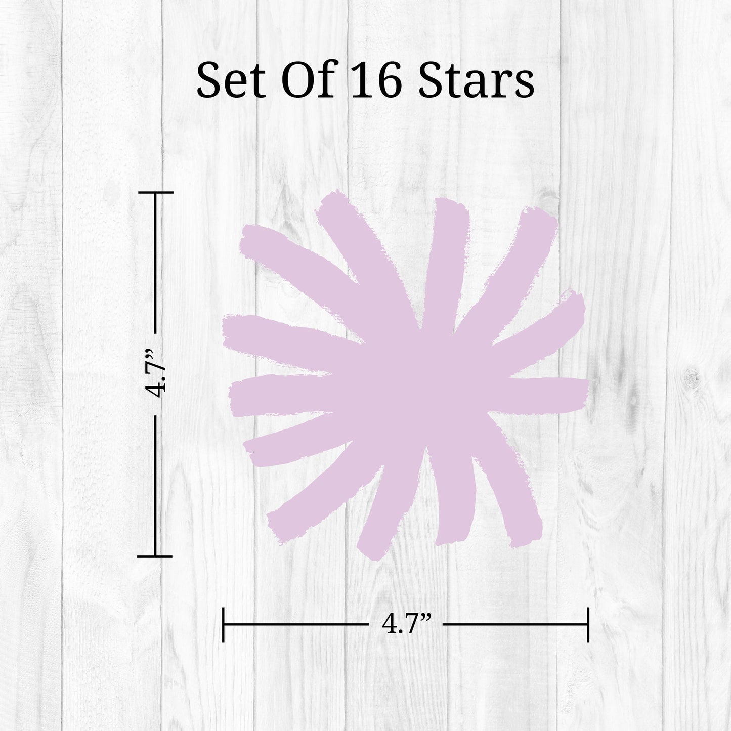 Purple Stars Wall Decals