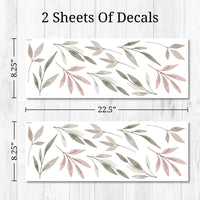 Thumbnail for Pastel Greenery Wall Decals