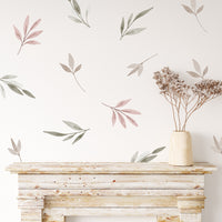 Thumbnail for Pastel Greenery Wall Decals