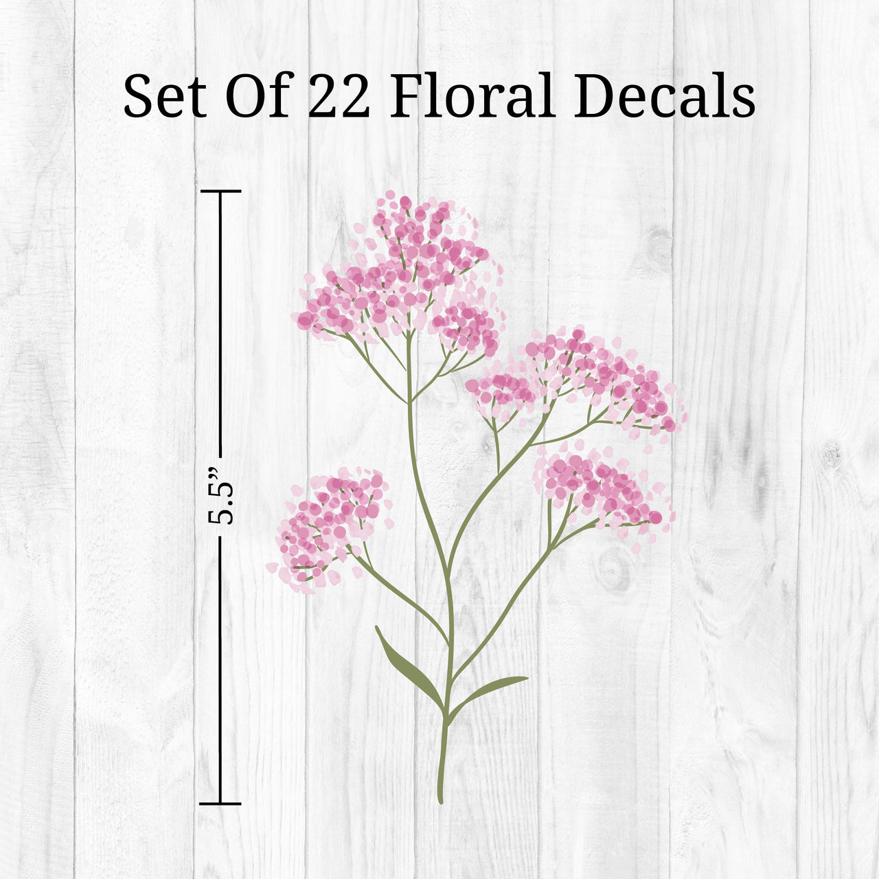 Pastel Wildflowers Wall Decals