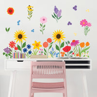 Thumbnail for Bright Wildflowers Wall Decals