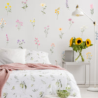 Thumbnail for Pastel Wildflowers Wall Decals