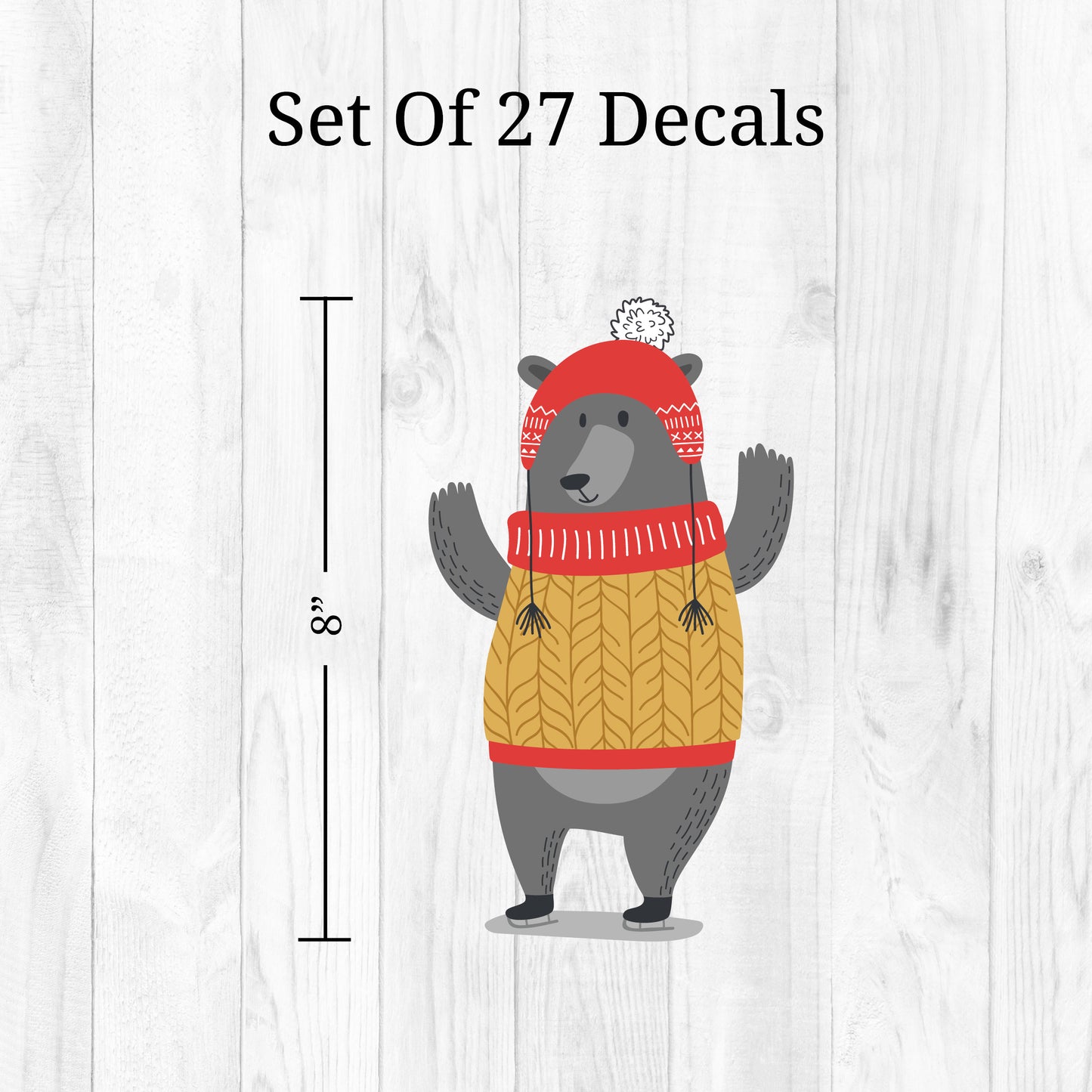 Snow Animals Wall Decals