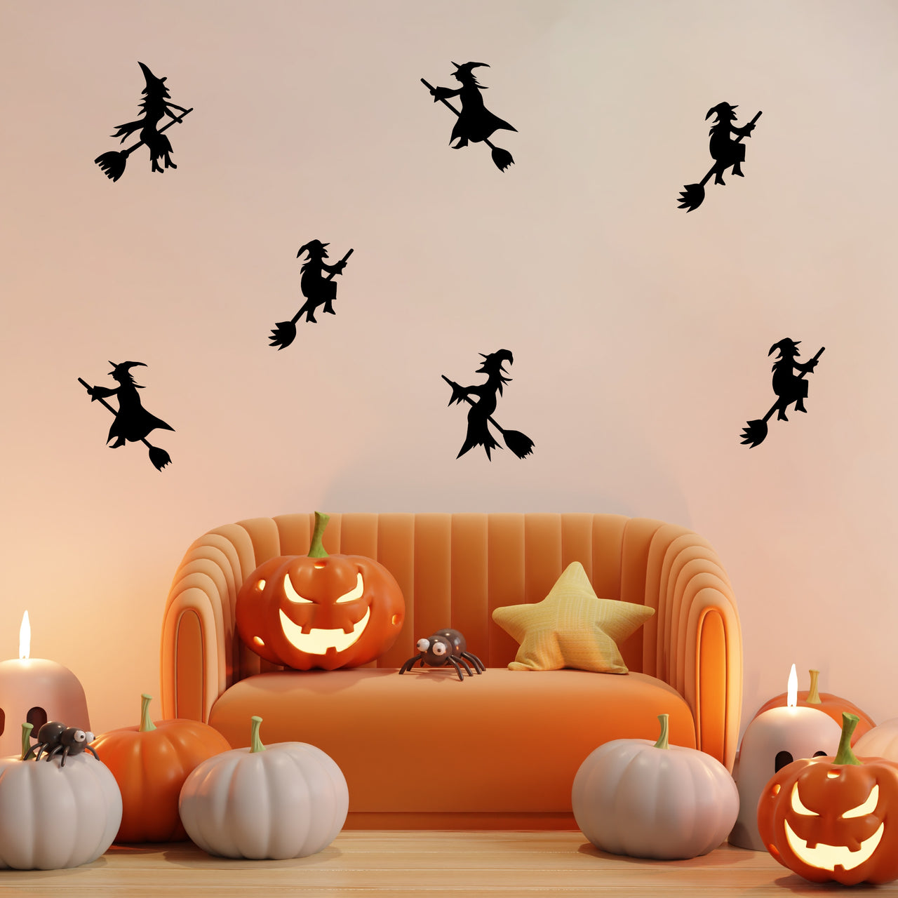 Black Witches Wall Decals
