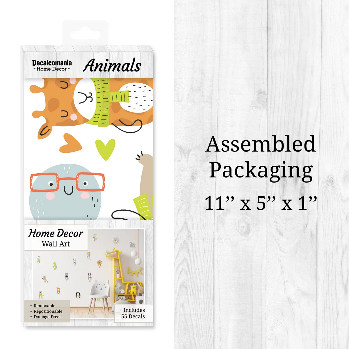 Colored Animals Wall Decals