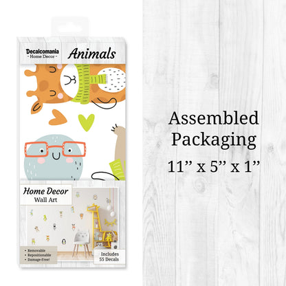 Colored Animals Wall Decals