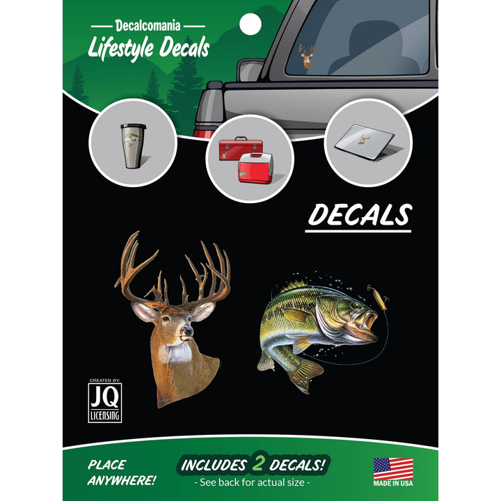 Buy Decalcomania Patriotic Bass Fish Decals for Tumblers Car Truck