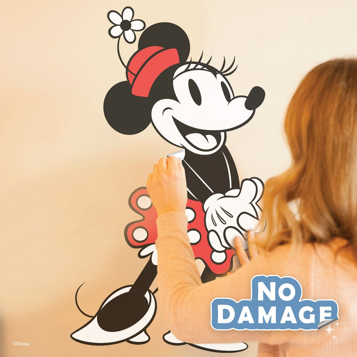 Classic Minnie Mouse Interactive Wall Decal
