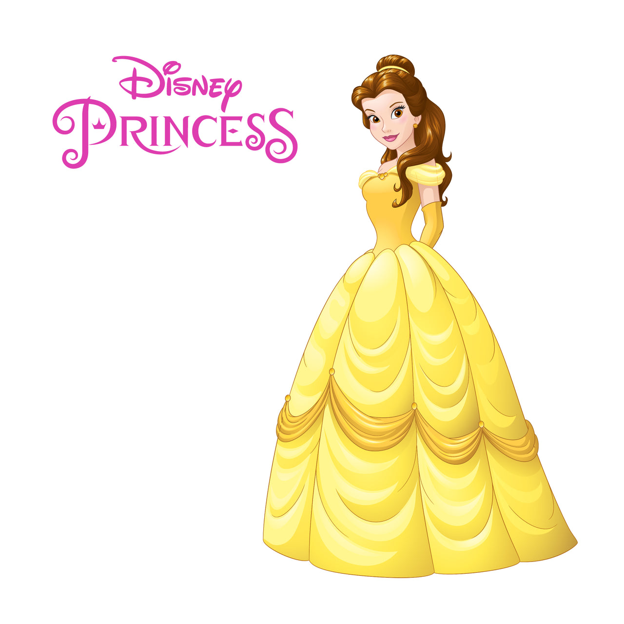 Princess Belle Interactive Wall Decal
