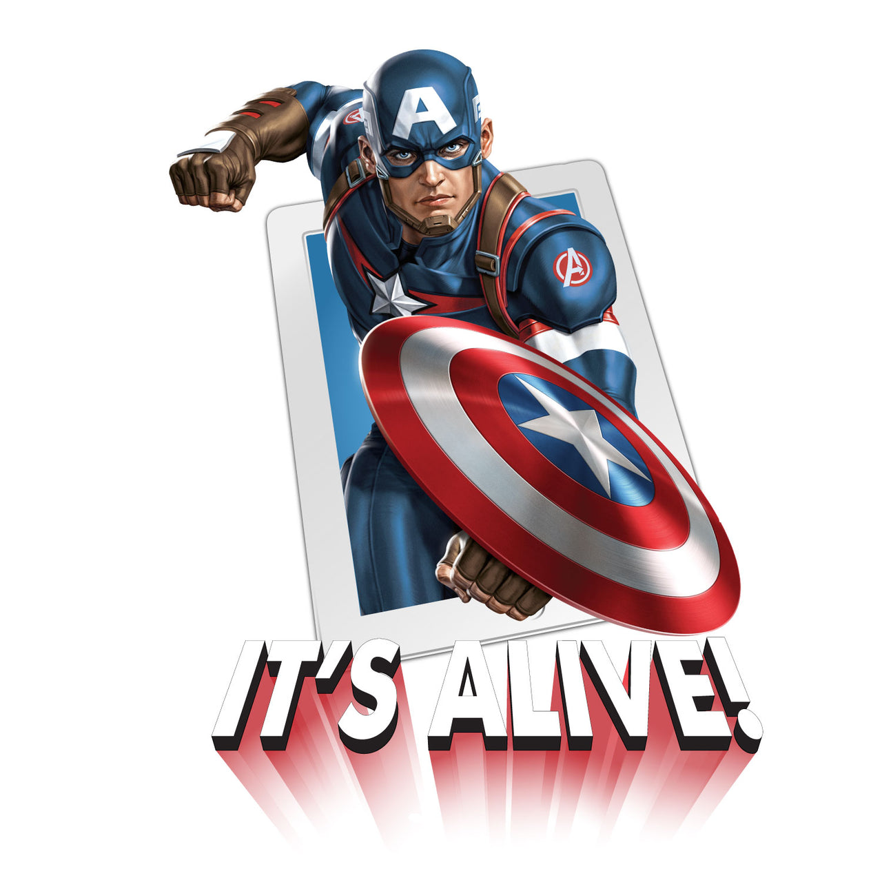 Captain America Augmented Reality Decal