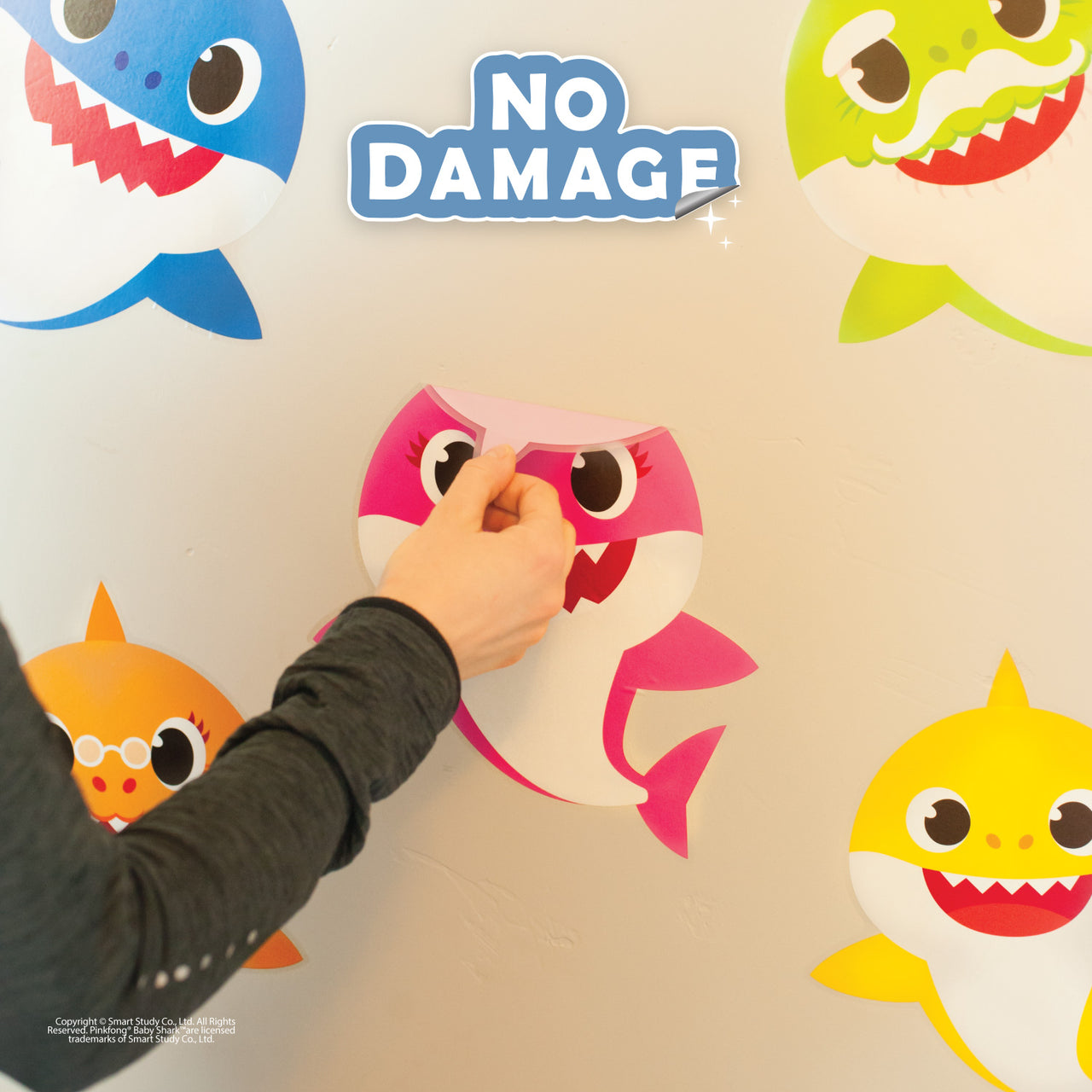 Baby Shark Wall Decal  Wall Palz – Decalcomania