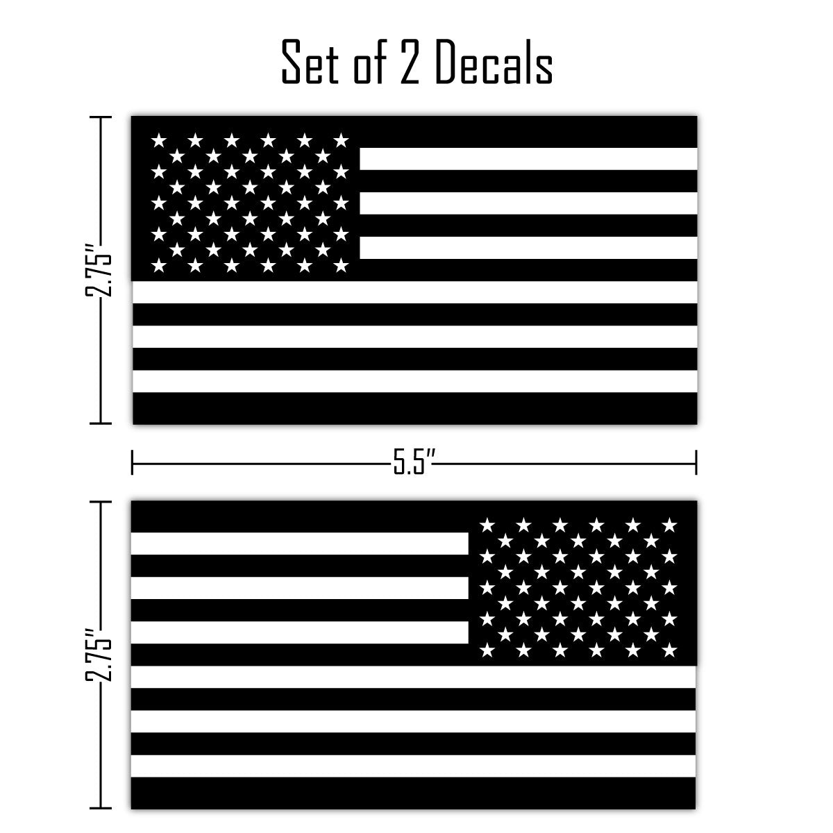 Black/White Flags