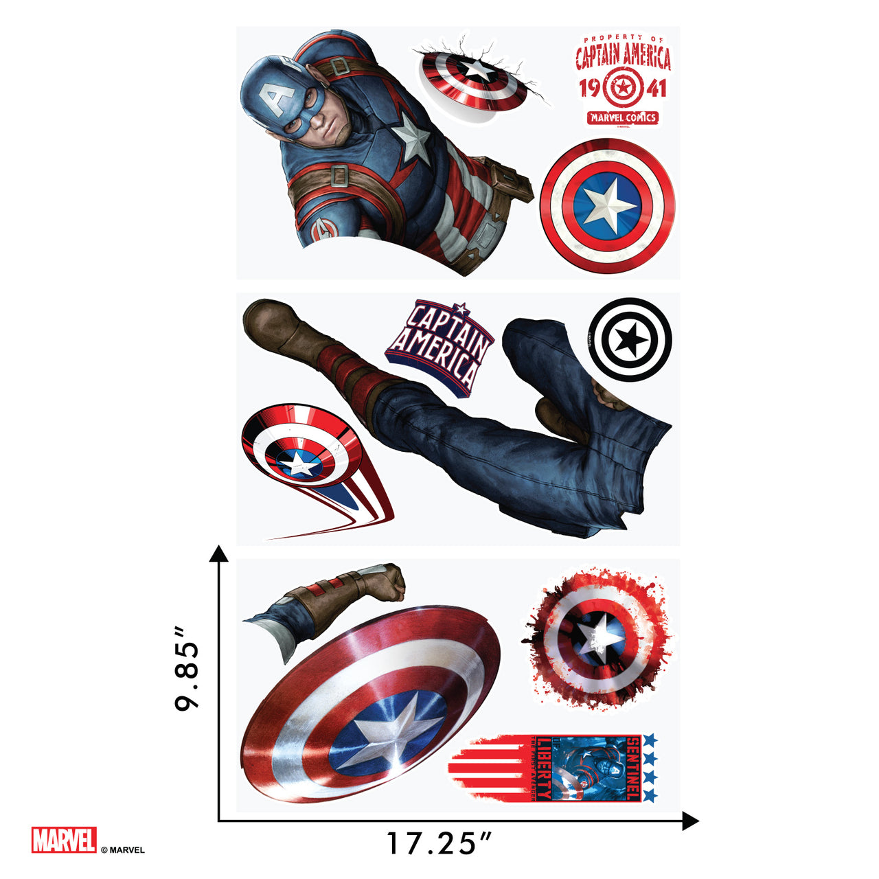 Captain America Stickers