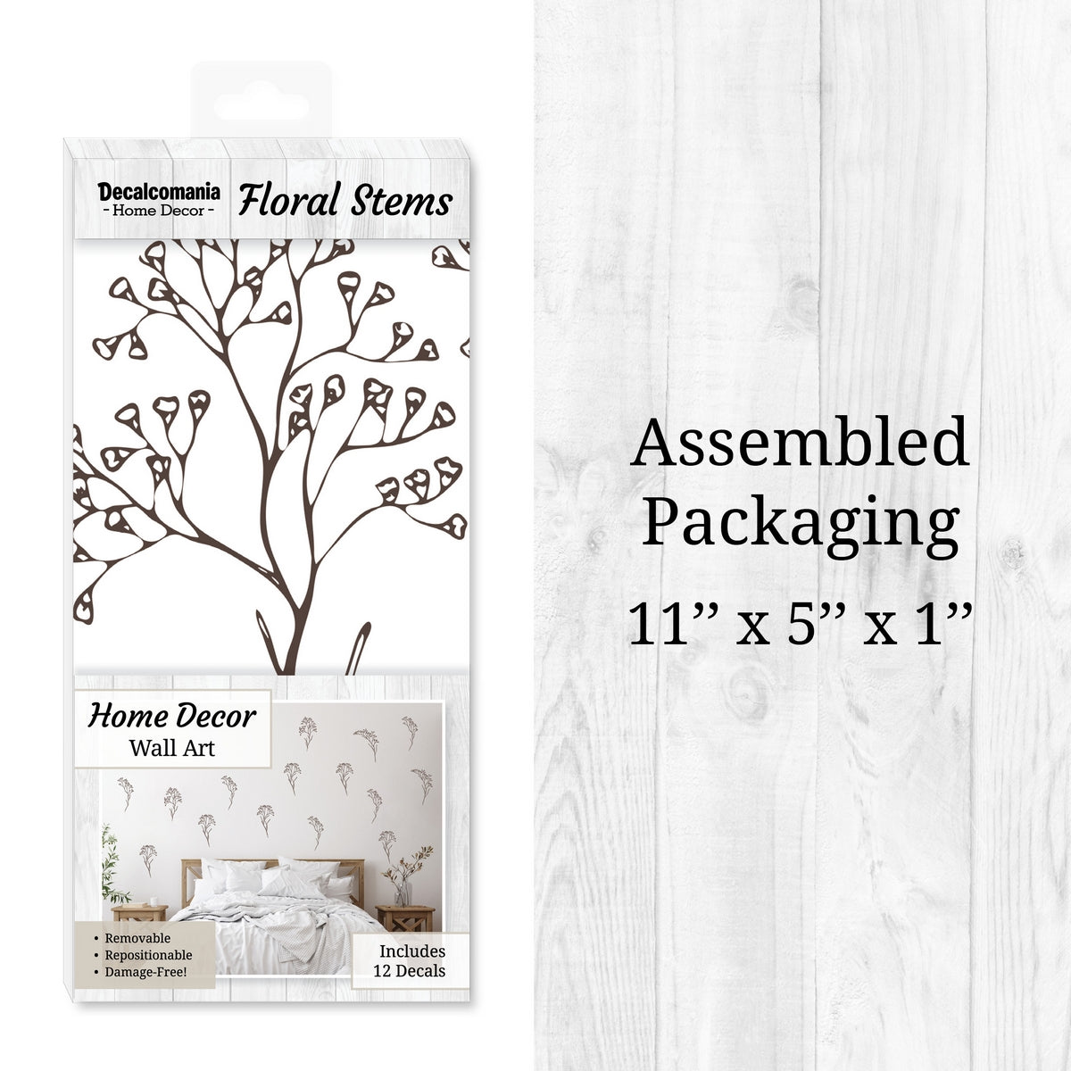 Floral Stems Wall Decals