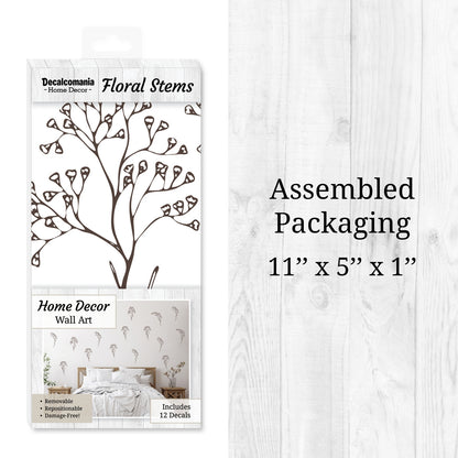 Floral Stems Wall Decals