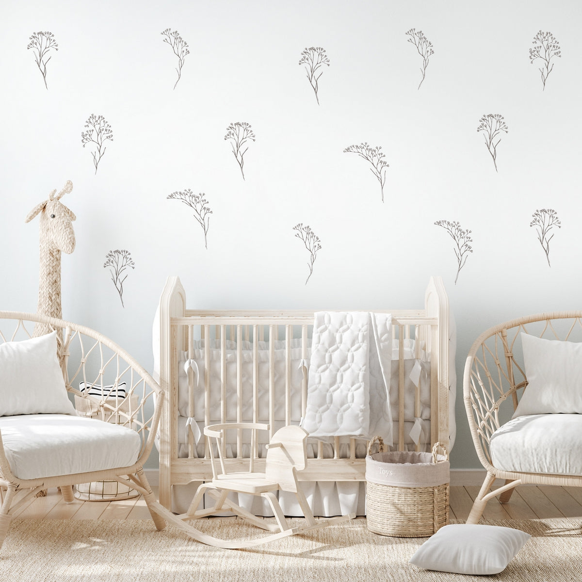 Floral Stems Wall Decals