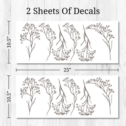 Floral Stems Wall Decals