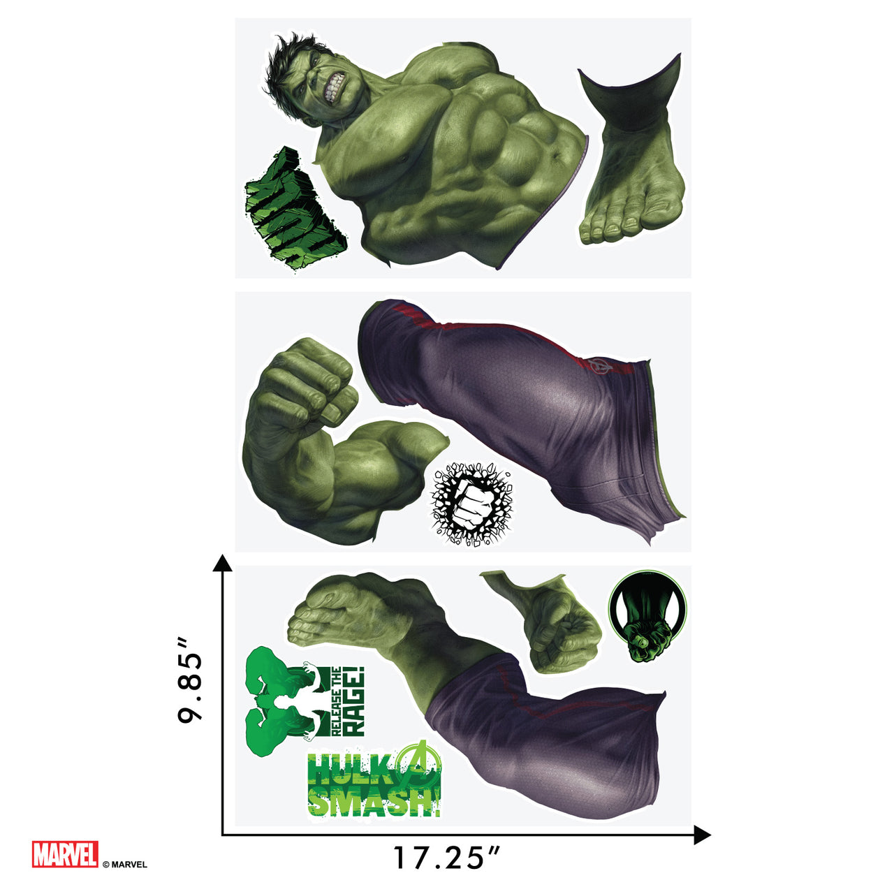 Hulk Stickers and Decals