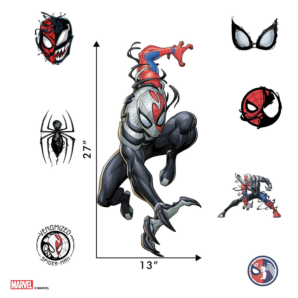 Venomized Spider-Man Interactive Wall Decal