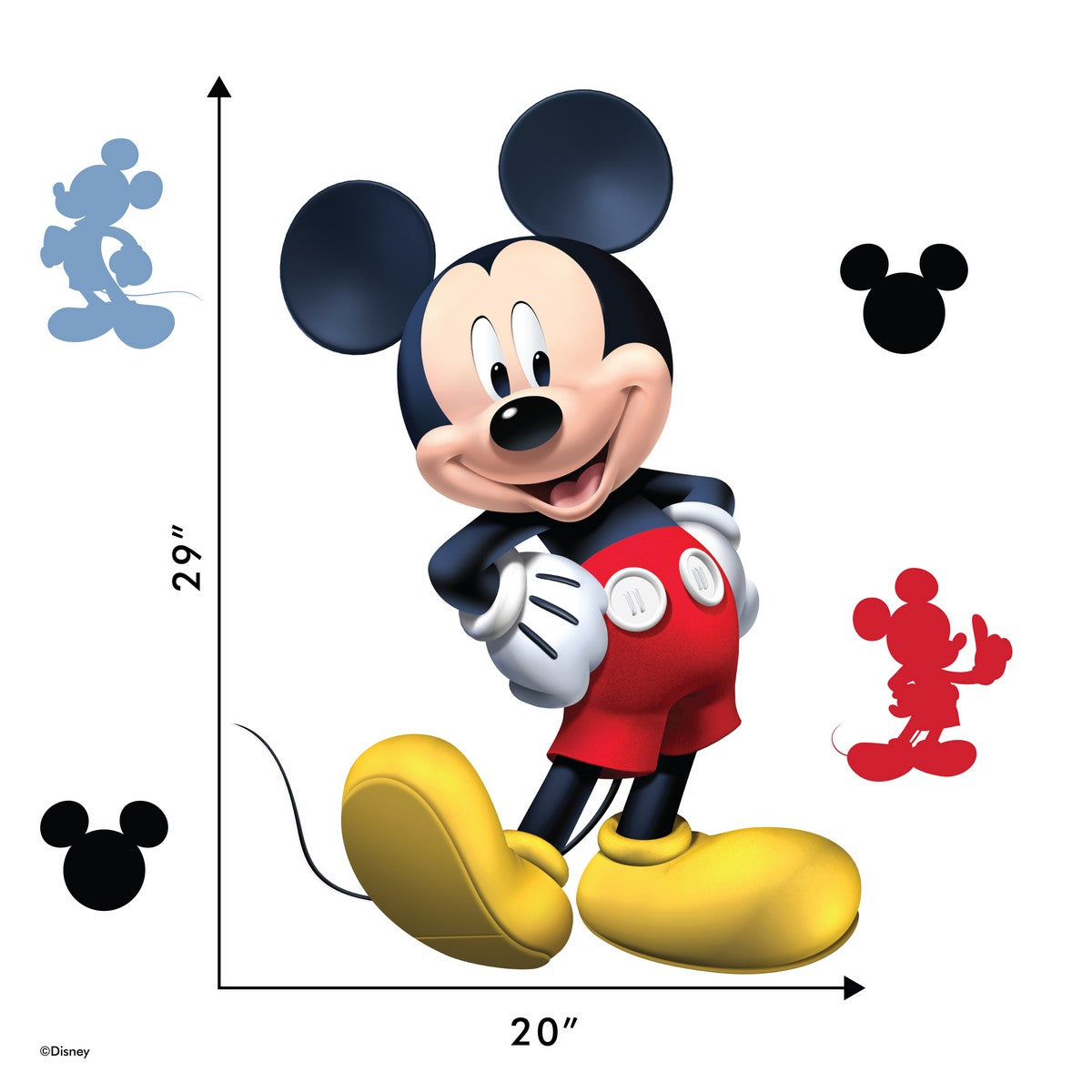 Mickey Mouse Interactive Wall Decal