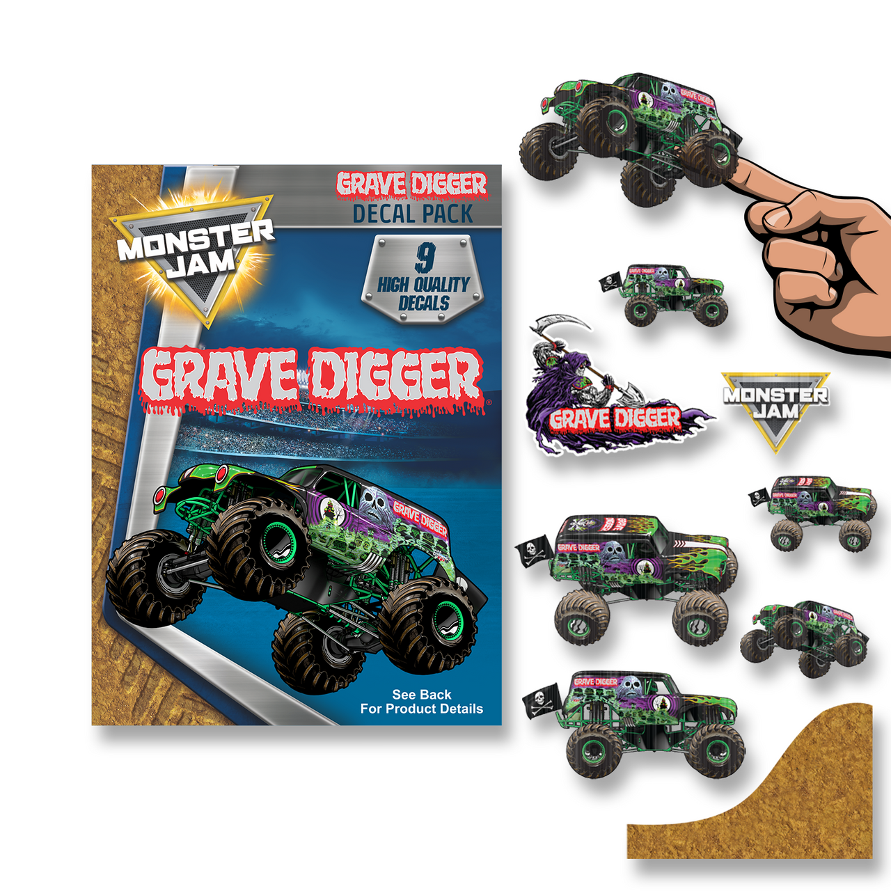 Grave Digger Decals