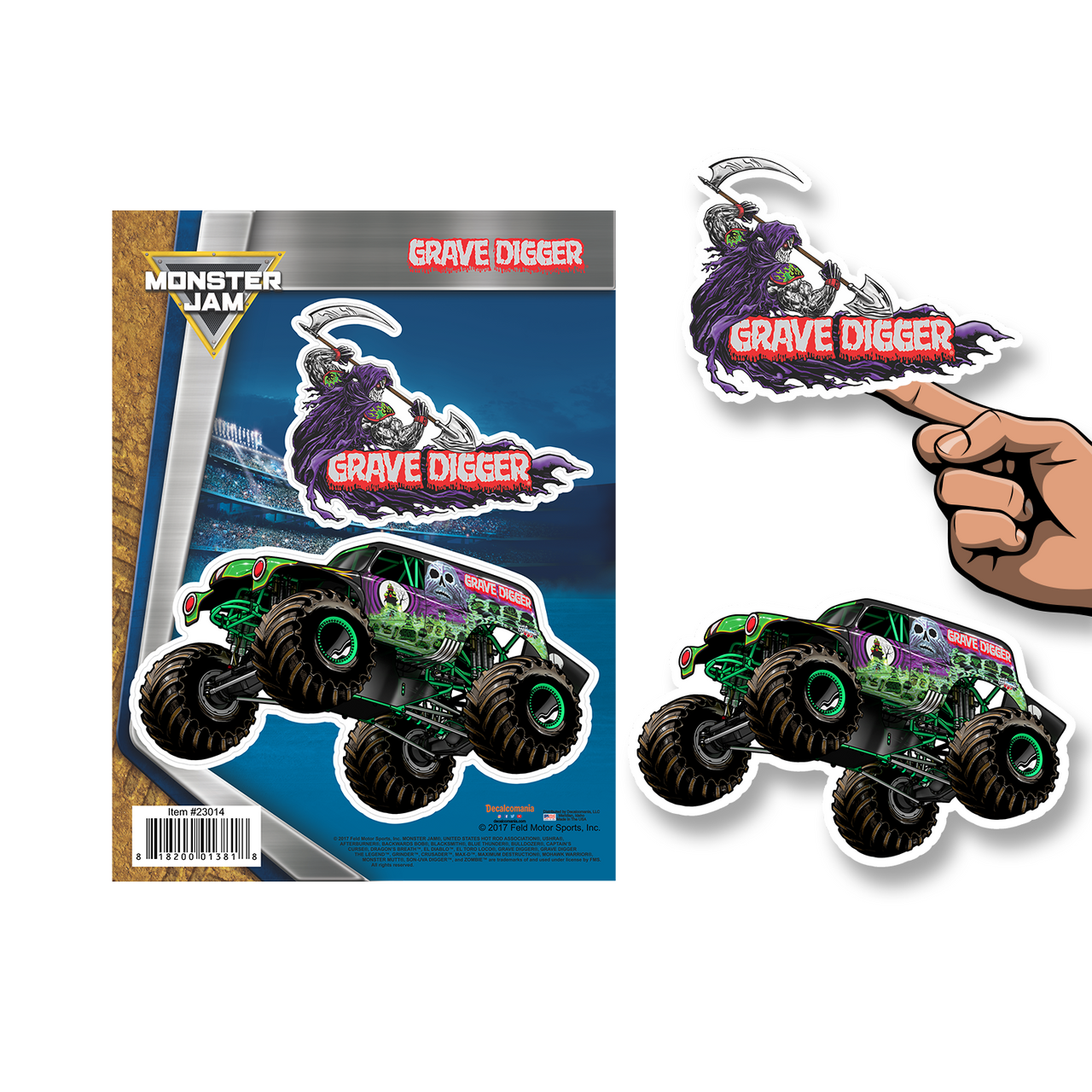 Grave Digger Decals