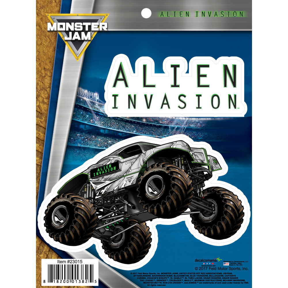 Monster Jam Alien Invasion Truck Decals