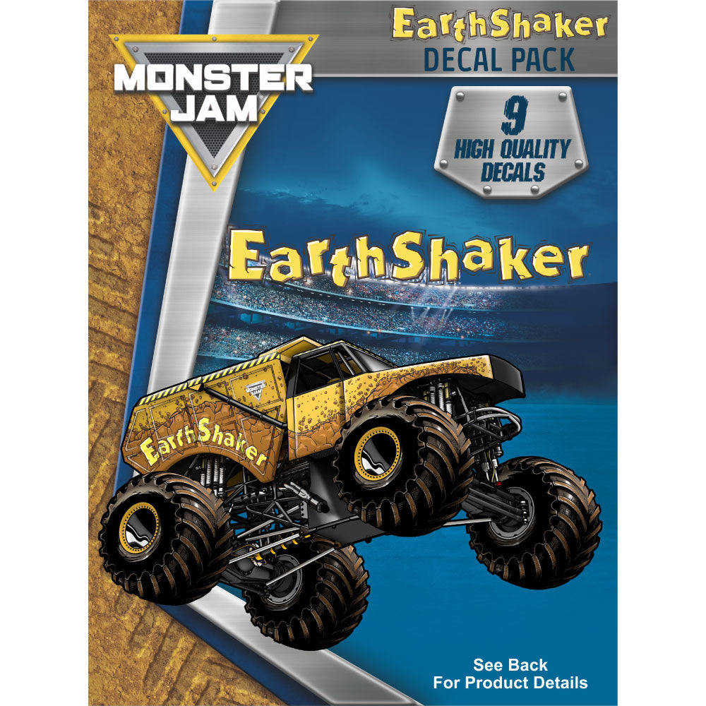 Monster Jam Earth Shaker Decal Pack