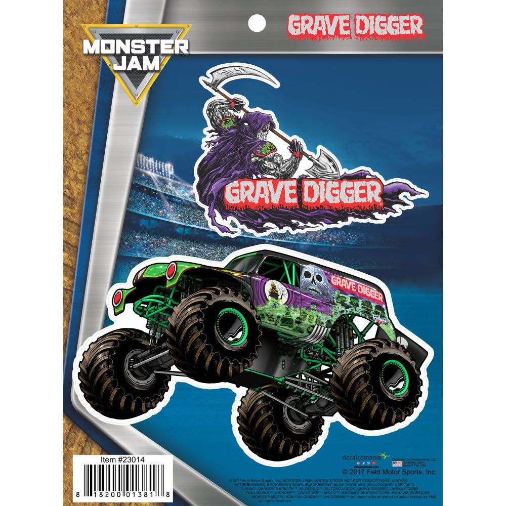 Monster Jam Grave Digger Decals