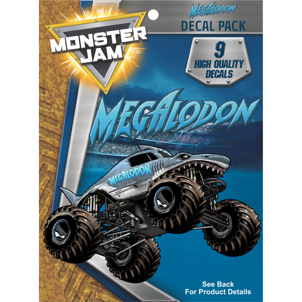 Monster Jam Megalodon Decal Pack