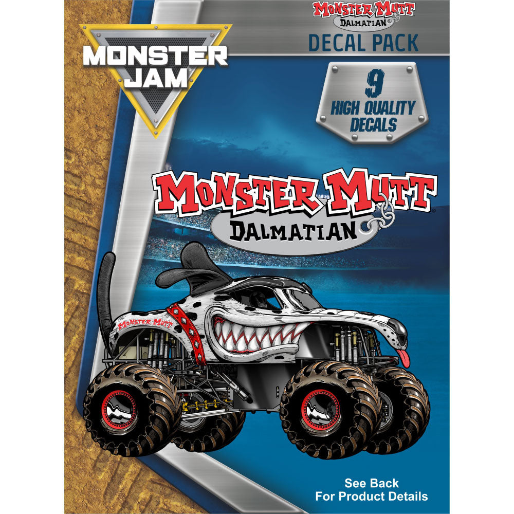 Monster Jam Monster Mutt Dalmatian Decal Pack