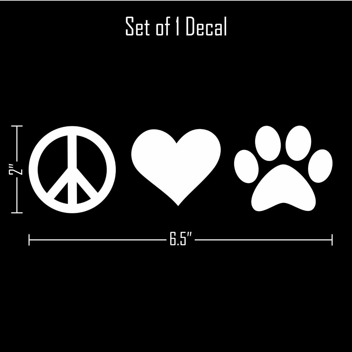 Peace Love Paw