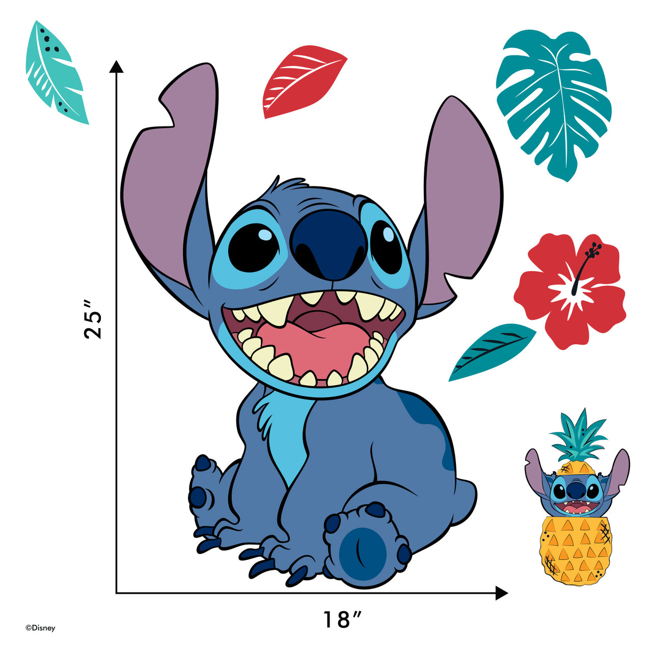 Decalcomania Disney Lilo & Stitch Augmented Reality Wall Decal