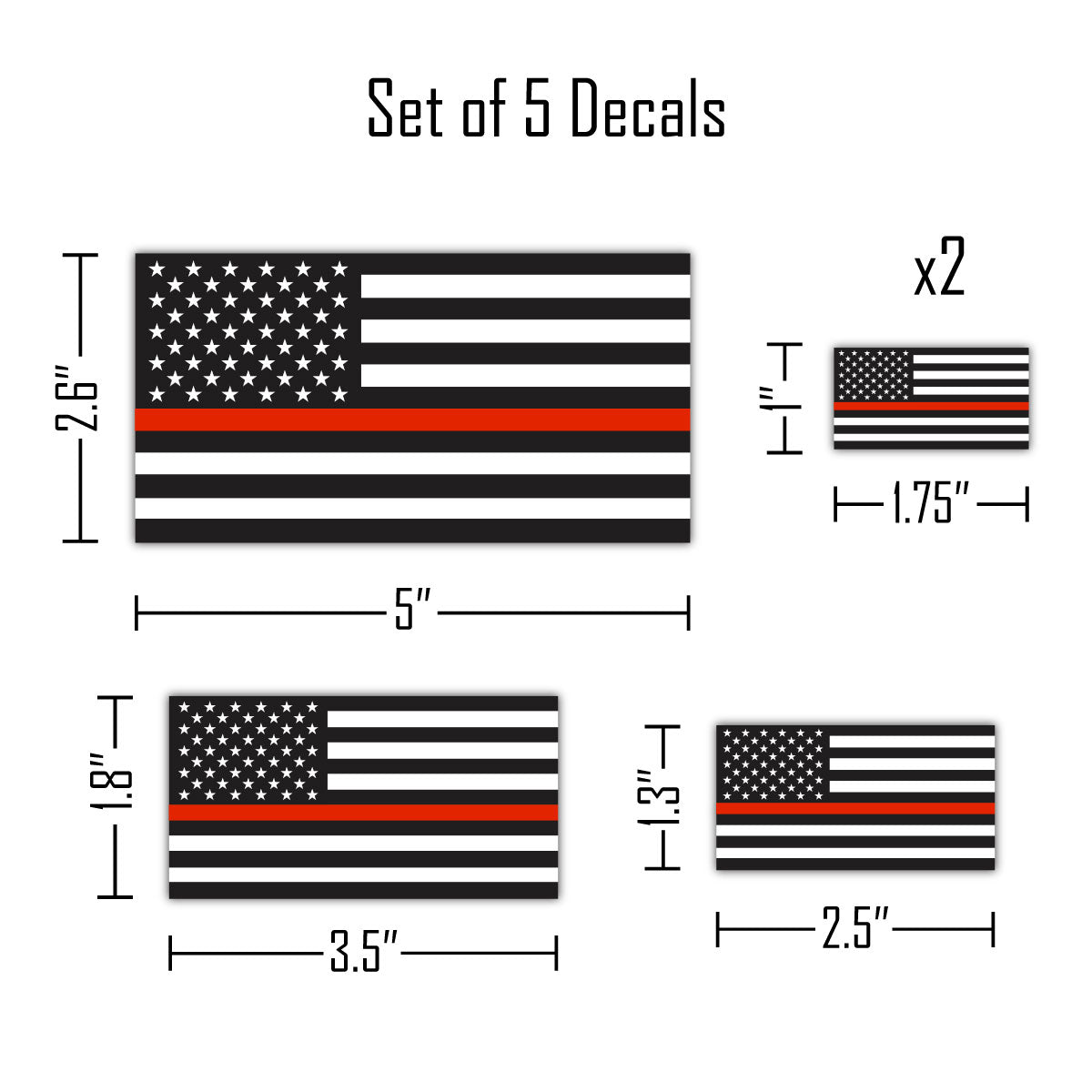 Thin Red Line Flags