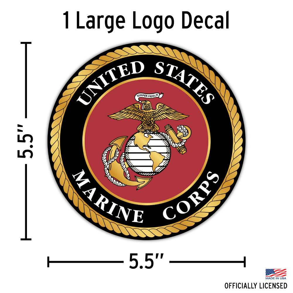 USMC decals for cars