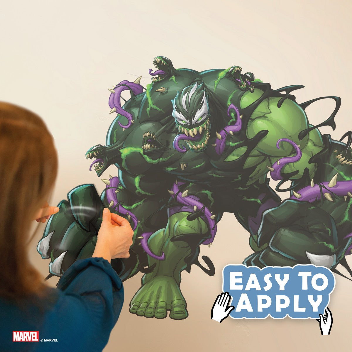 Venomized Hulk Interactive Wall Decal