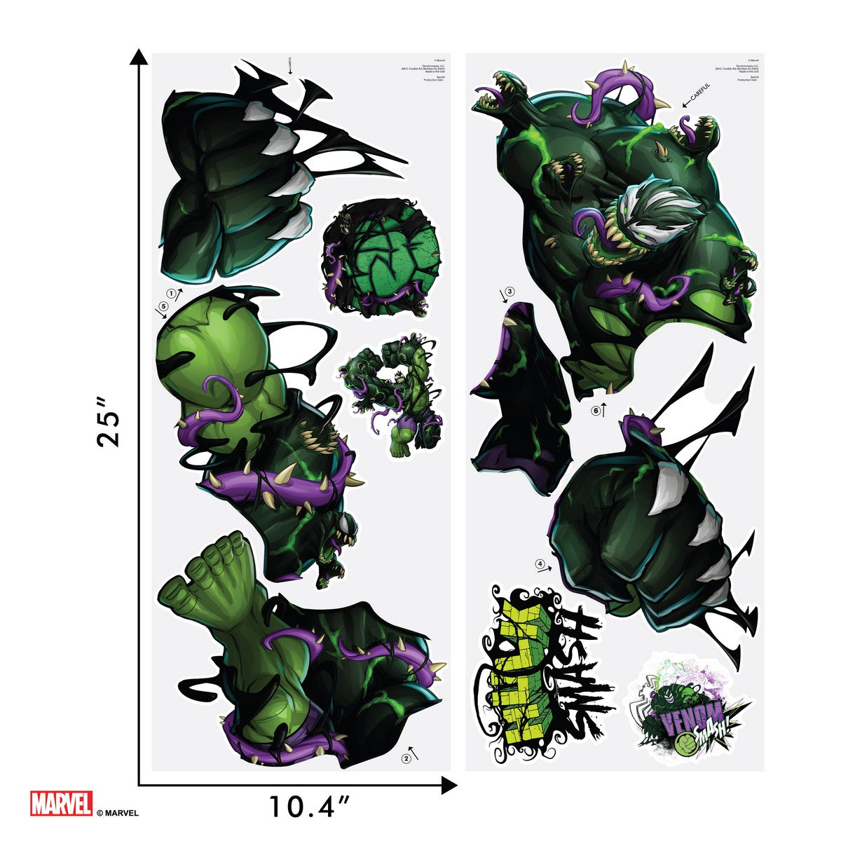 Venomized Hulk Interactive Wall Decal